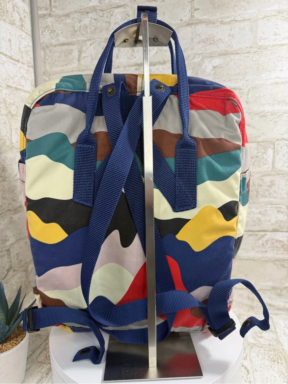 Fjällräven Kanken x Erik Olovsson LIMITED Ed. Multi-Color Spring Landscape EUC